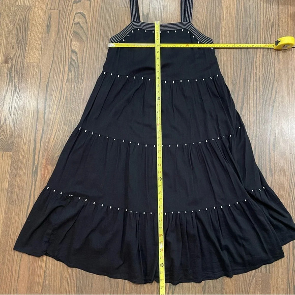 Old Navy (Summer 2020) Black Pleated Sun Dress Women's Small - Picture 6 of 7